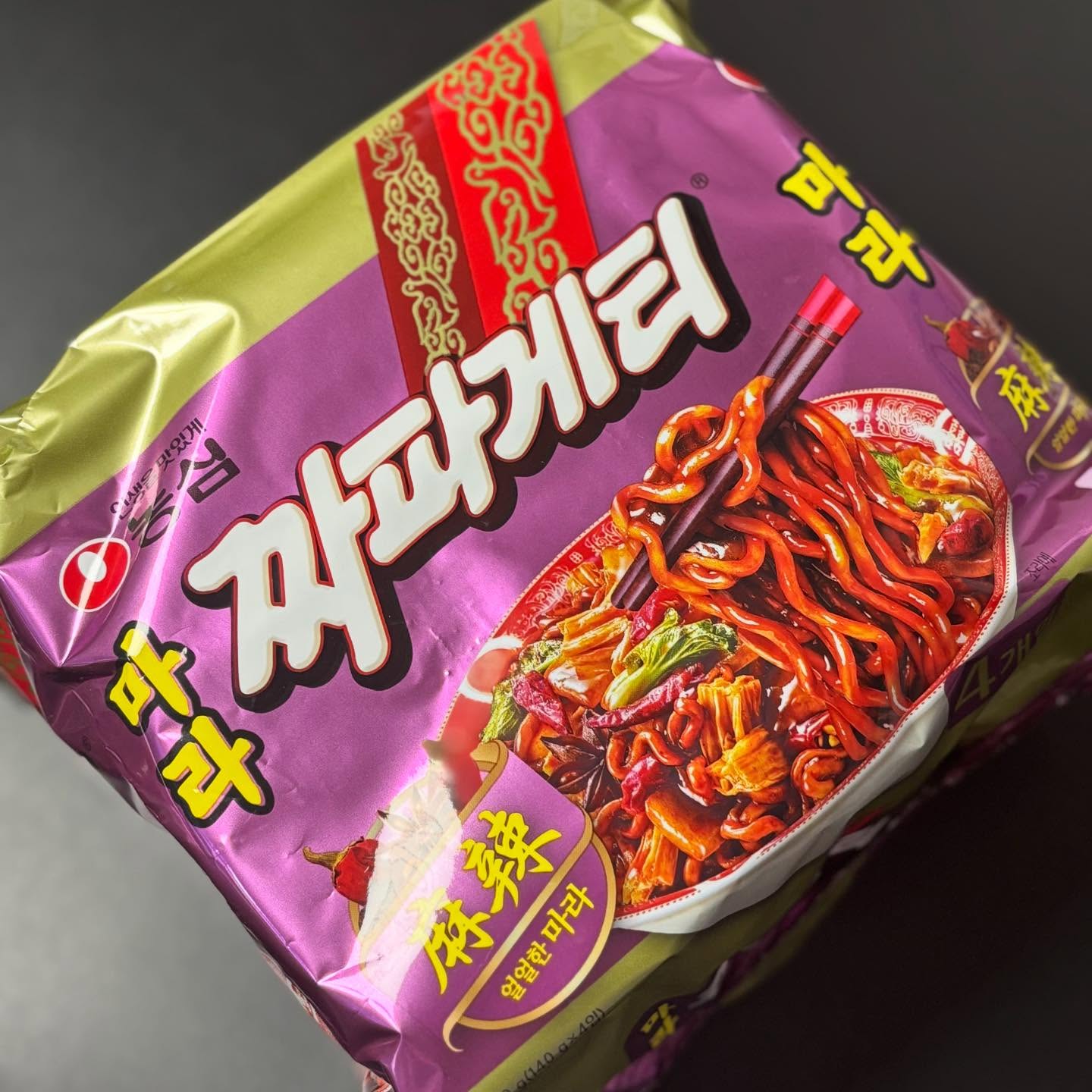 [Nongshim] Chapagetti Mala Flavor 140g (1 pack)