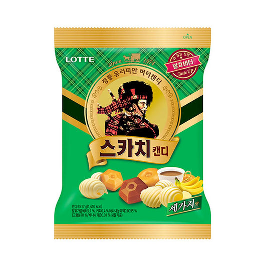 [Lotte] Scotch Candy Three Flavors 157g (Green)