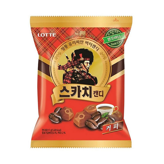 [Lotte] Scotch Candy Coffee Flavor 157g (Red)