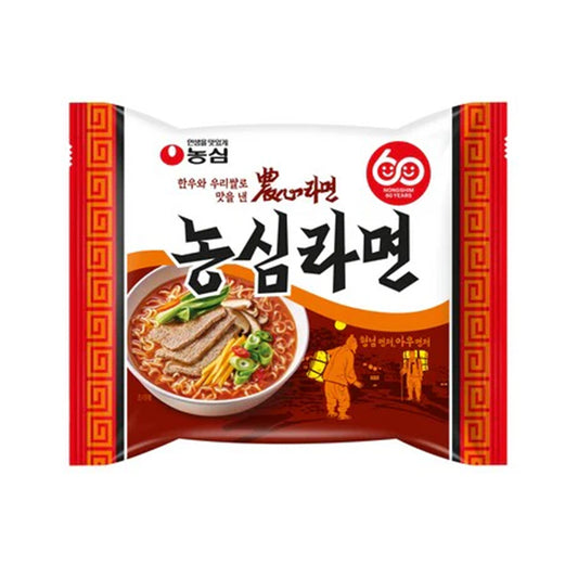 [Nongshim] 60th Anniversary Ramyun 124g (1 pack)