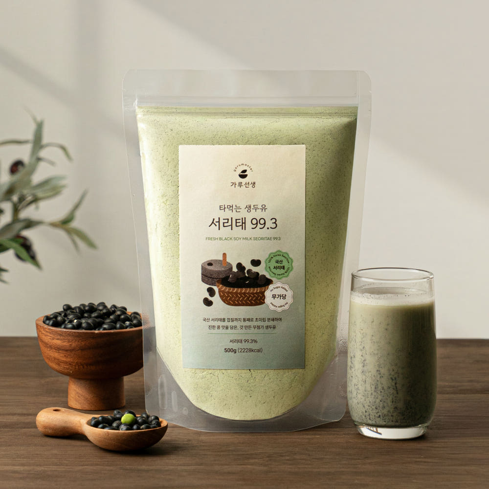 [Garu Seonsaeng] Korean Product Fresh Soy Milk Powder Black Soybean 99.3 500g