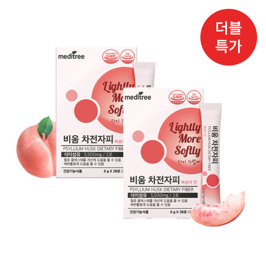 [Double Special] [Meditree] Empty Psyllium Husk (6g x 28 packets) (Pink)