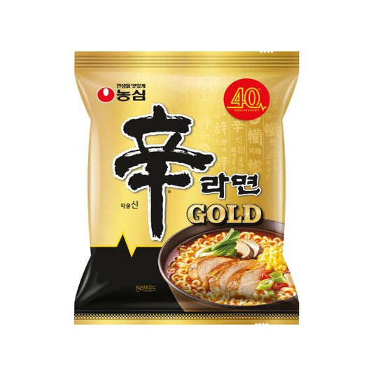 [Nongshim] 40th Anniversary Shin Ramyeon Gold 125g (1 pack)