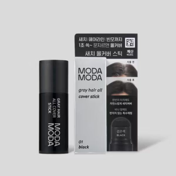 [Chakhan Sangjeom] [MODAMODA] Gray Hair All Cover Stick – Black