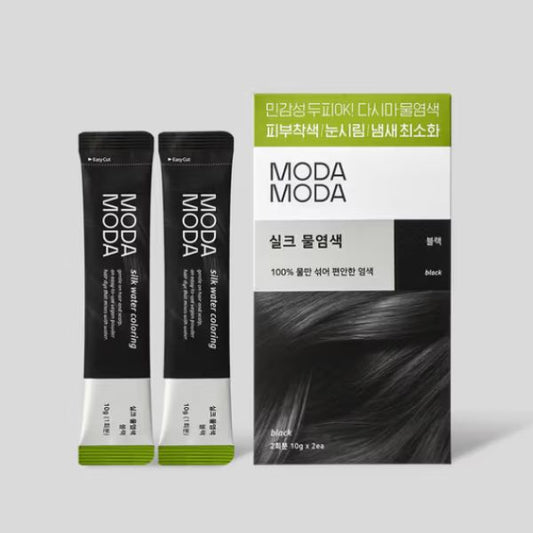 [Chakhan Sangjeom] [MODAMODA] Silk Hair Dye – Black (2 Applications)