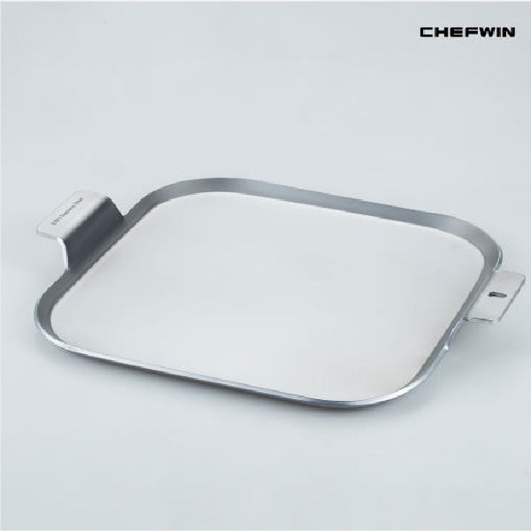 [Danjong] [Chefwin] 316Ti Titanium Stainless Steel - Rectangular Frying Pan