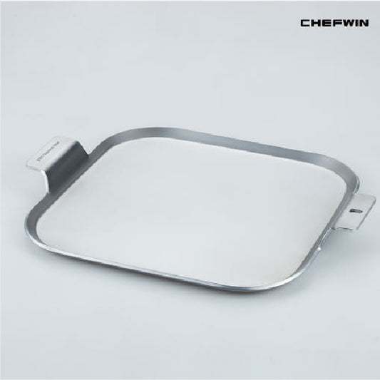 [Danjong] [Chefwin] 316Ti Titanium Stainless Steel - Rectangular Frying Pan