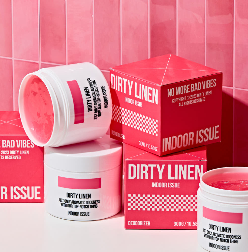 [Dirty Linen] Indoor Issue Solid Odor Eliminator – Pink (300g)