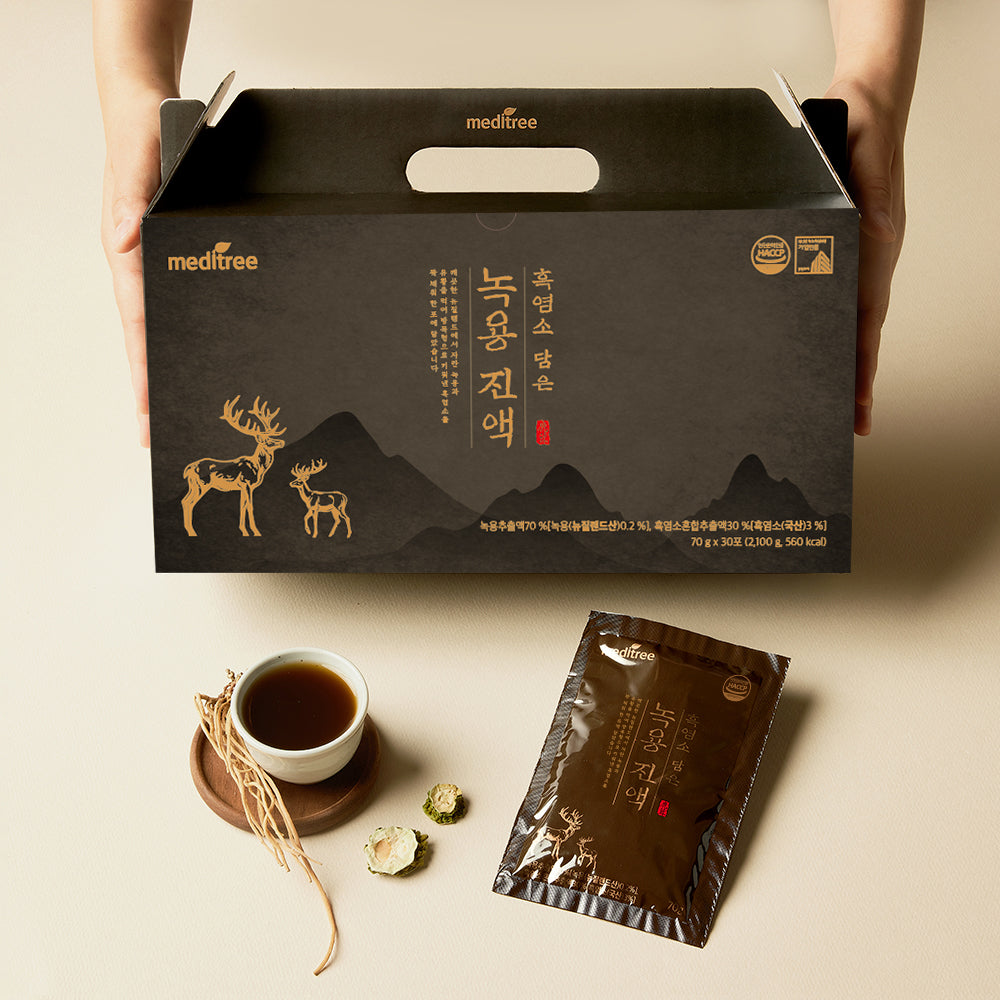 [Meditree] Black Goat & Deer Antler Extract (70g x 30 sticks)