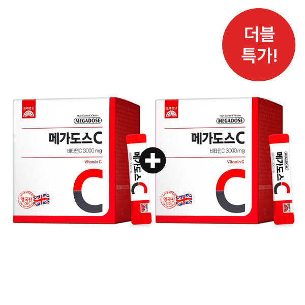 [Double Special] [Korea Eundan] Megadose C Vitamin C 3000mg (3g x 60 sticks)