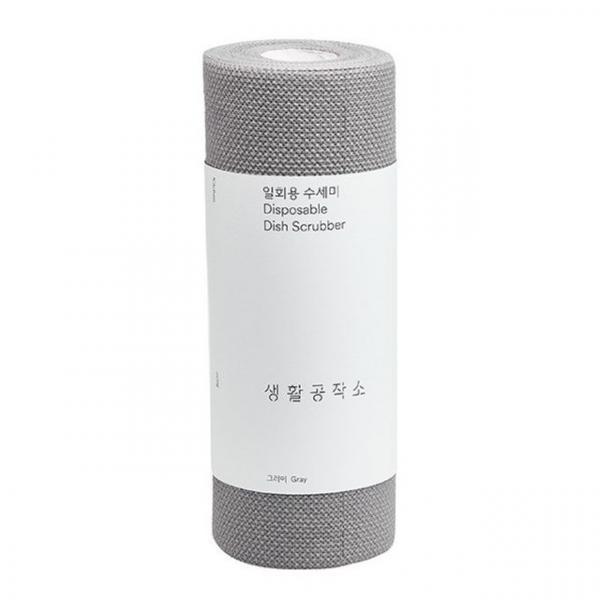 [Saenghwal Gongjakso] Disposable Scrub Pads 60 Sheets – Gray