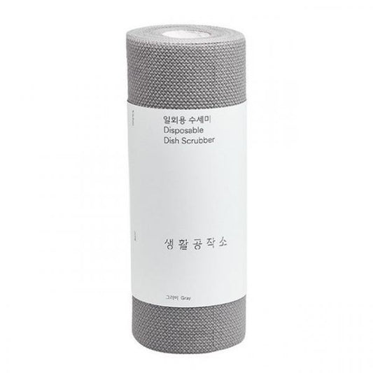 [Saenghwal Gongjakso] Disposable Scrub Pads 60 Sheets – Gray