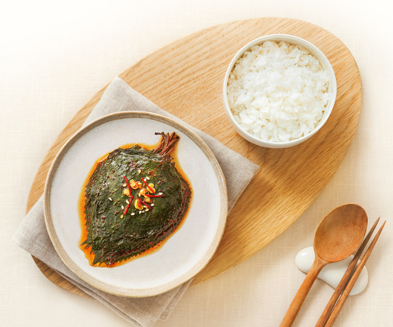 [Bonjuk] Spicy Perilla Leaf Side Dish 80g