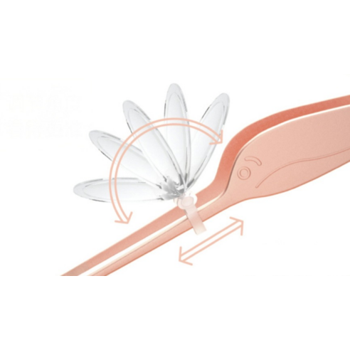 [SNS Hot Item] [Ruav] LED Light Ear Pick Set of 3 - Rose Gold