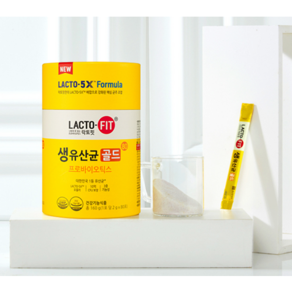 [Chong Kun Dang] Lactofit Gold Probiotics (For Whole Family) 160g (2g x 80 sticks)