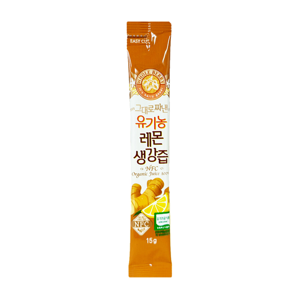 [Wholeberry] Organic Lemon Ginger Extract (15g x 14 sticks)