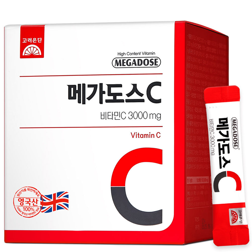 [Double Special] [Korea Eundan] Megadose C Vitamin C 3000mg (3g x 60 sticks)