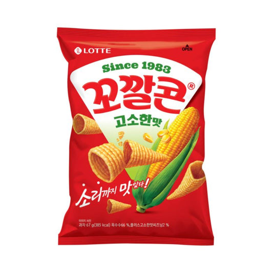 [Lotte] Kkokkalcorn Savory Flavor 67g