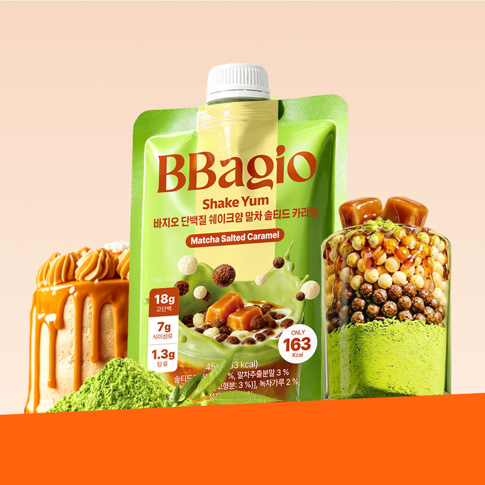 [Baggio] Protein ShakeKorean Product - Matcha Salted Caramel 45g (1Units)