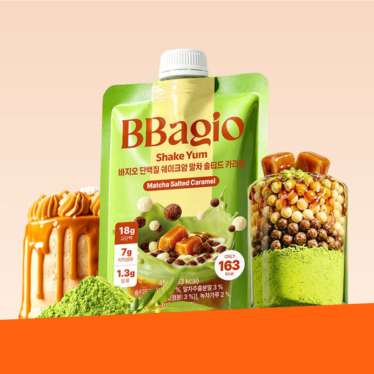 [Baggio] Protein ShakeKorean Product - Matcha Salted Caramel 45g (1Units)