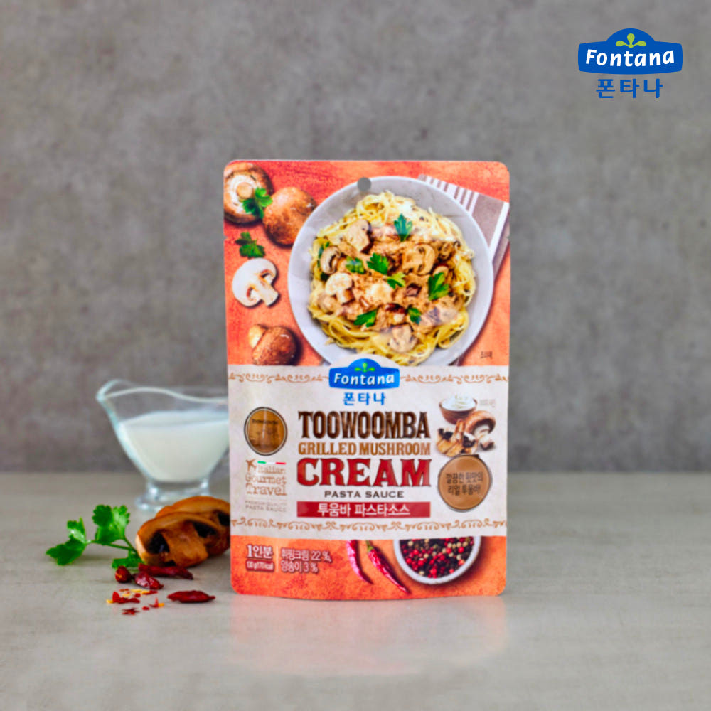 [Fontana] Toowoomba Grilled Mushroom Cream Pasta Sauce (130g)