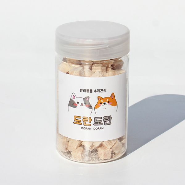 [Doran Doran] Handmade Pet Snack Mini Treat – Chicken Breast Cubes 45g