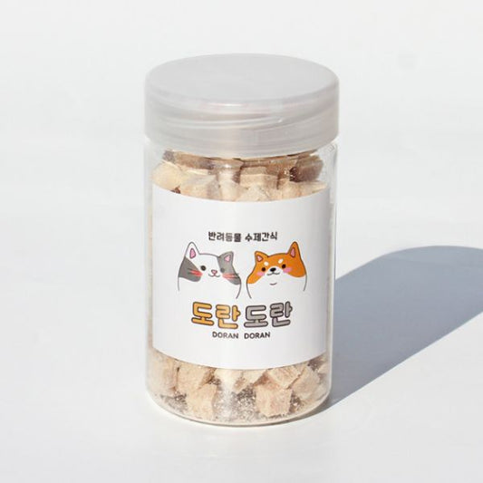 [Doran Doran] Handmade Pet Snack Mini Treat – Chicken Breast Cubes 45g