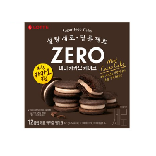 [Lotte] Zero Cacao Cake 171g