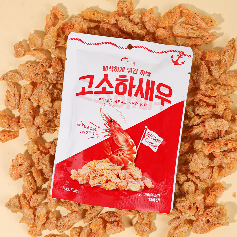 [까박] Fried Shrimp Head Crisps 30g