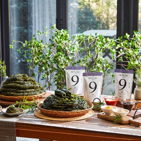 [Haechomiin] Slim Seaweed Noodles 180g (Includes 1 Pack of Buckwheat Sauce)