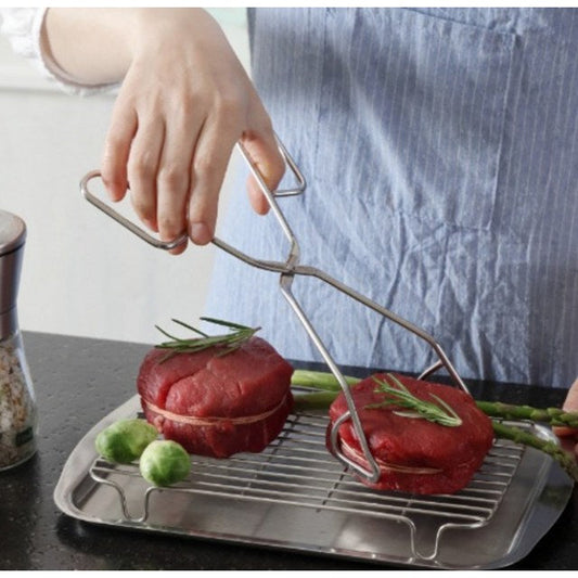 Cookever Cucinare Stainless Steel Scissor Tongs