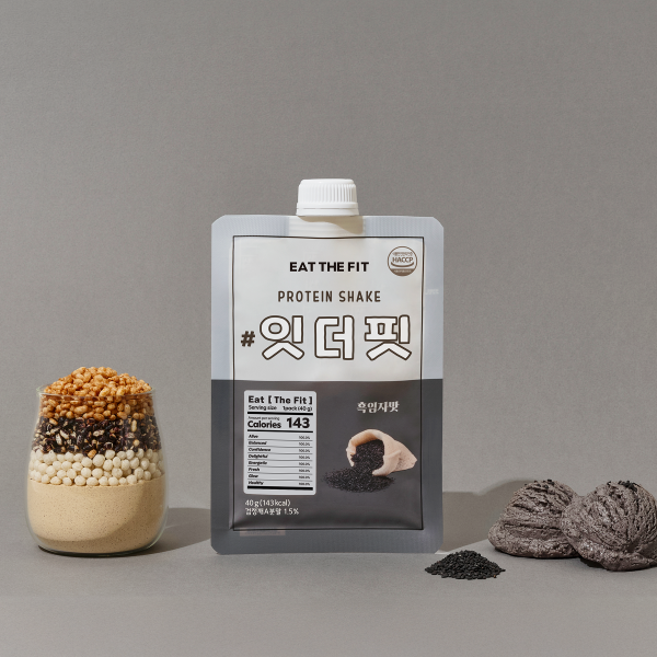 [Double Deal][Eat the Fit] Protein Shake 280g (7 Sachets) – Black Sesame Flavor