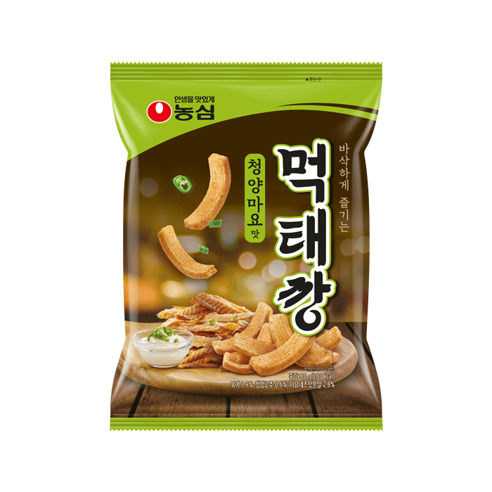 [Nongshim] Meoktaegang Cheongyang Chili Mayo Flavor 60g