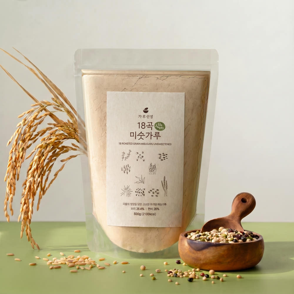 [Garu Seonsaeng] Unsweetened 18-Grain Powder 500g