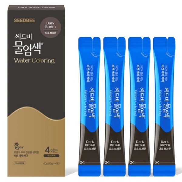 Seedbee Premium Water Dye Season 2 – Dark Brown (4-pack)