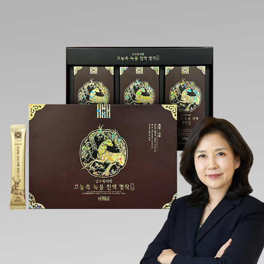 [Hemille] Kim Sohyung High-Concentration Deer Antler Extract Stick ‘Masterpiece’ (20g × 30 packets)