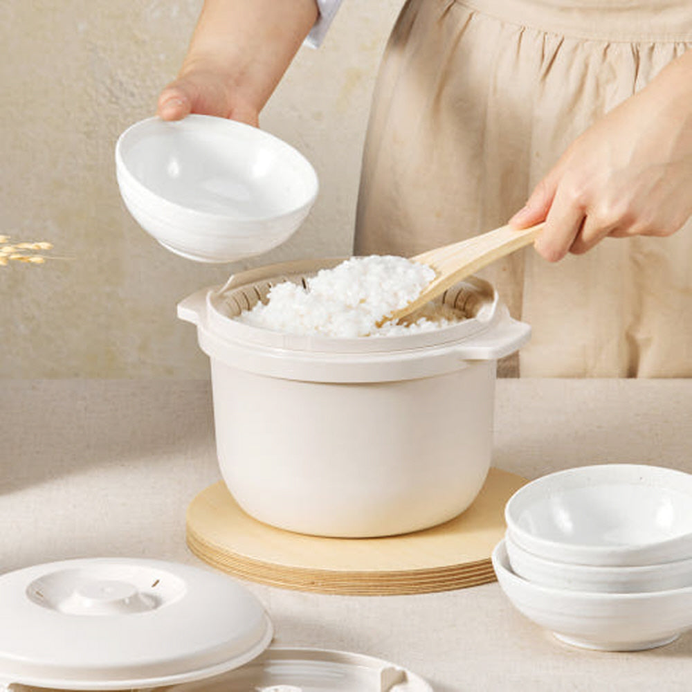 [Roichen] Microwave Low-Sugar Rice Cooker iCut (Measuring Cup, Storage Container Included)