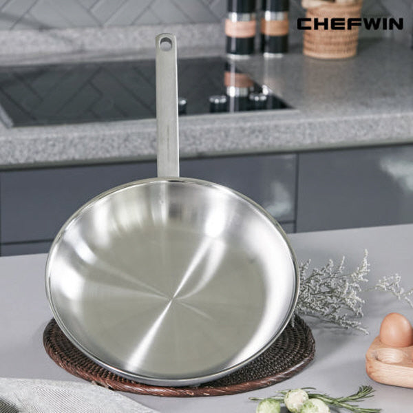 [Chef Win] 316 Premium Stainless Frying Pan – 28cm