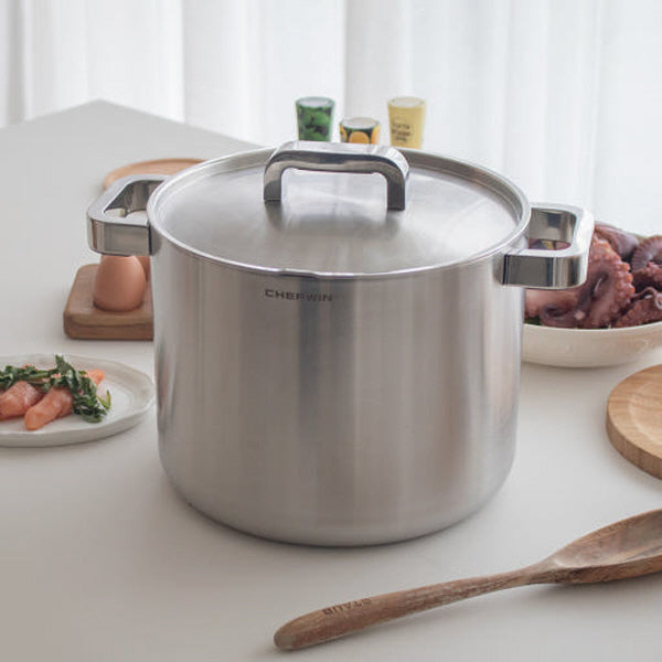 [Chef Win] 316 Stainless Large Gomtang Pot – 24cm