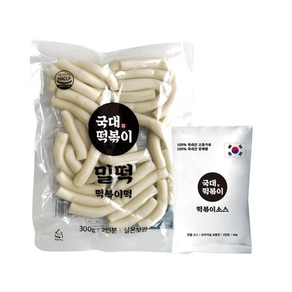 [Kukde] Tteokbokki Meal Kit (Wheat Rice Cake 300g + Sauce 45g)