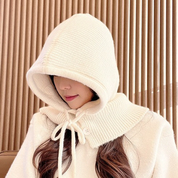 [I am Muse] Knit Balaclava - 3 Color Variants