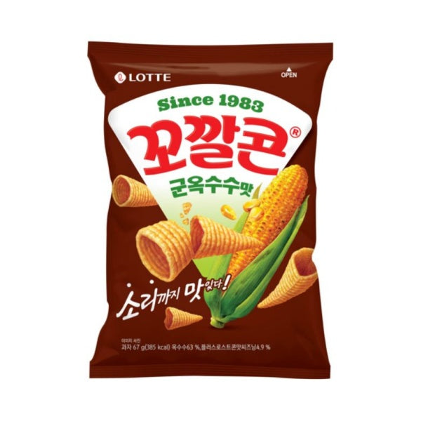 [Lotte] Kkokkalcorn Roasted Corn Flavor 67g