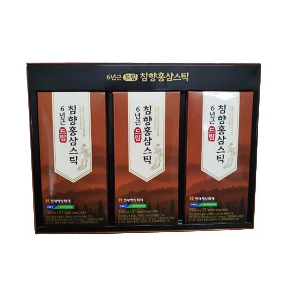 [Nonghyup] 6-Year Korean Red Ginseng Dream Stick with Agarwood Extract 1 Box (15ml x 30 sticks)