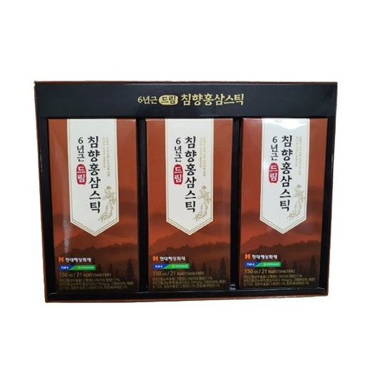 [Nonghyup] 6-Year Korean Red Ginseng Dream Stick with Agarwood Extract 1 Box (15ml x 30 sticks)