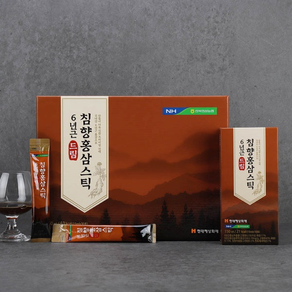 [Nonghyup] 6-Year Korean Red Ginseng Dream Stick with Agarwood Extract 1 Box (15ml x 30 sticks)