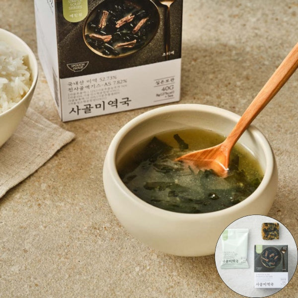 Beef Bone Seaweed Soup 1 BOX (8g x 5 packs)