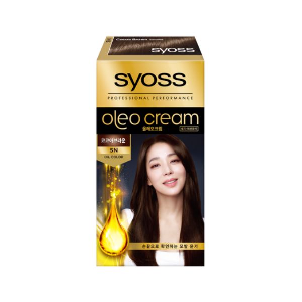 [SAYOS] Oleo Cream Hair Dye - 5N Cocoa Brown
