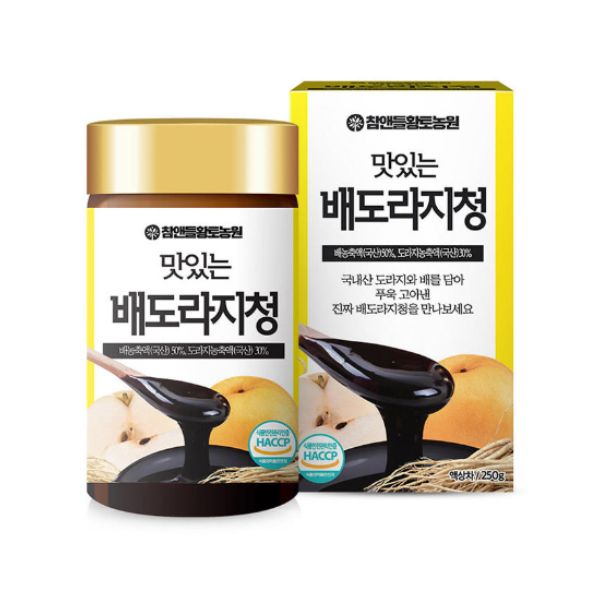 [Cham&Deul Hwangto] Farm Pear Bellflower Root Syrup 250g