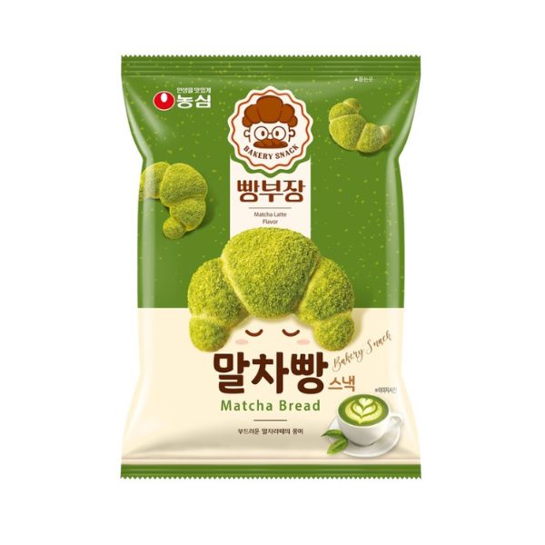 [Nongshim] Bread Master Matcha Bread Snack 55g