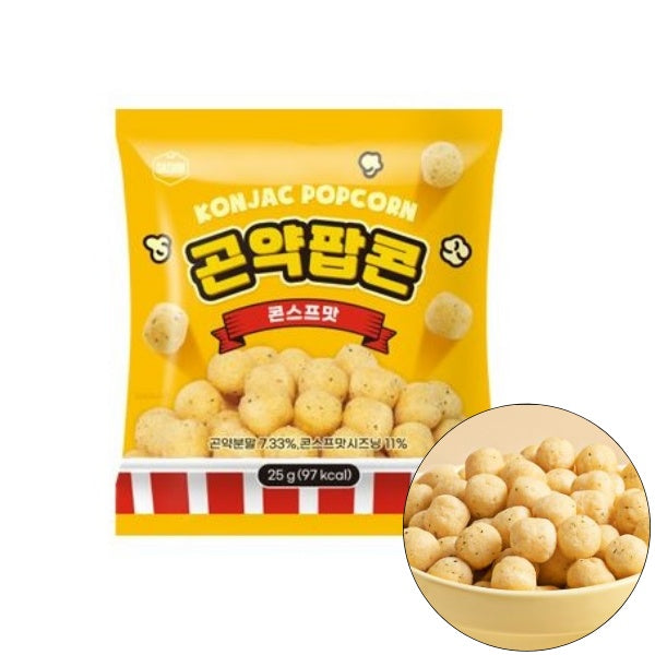 [Dasin Shop] Light Konjac Popcorn 25g - Corn Soup Flavor